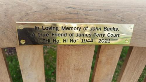 Memorial Bench May 2021